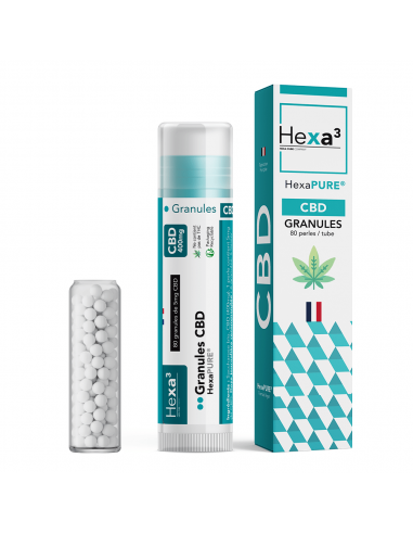 Granules au CBD HexaPURE 400mg de la marque Hexa3