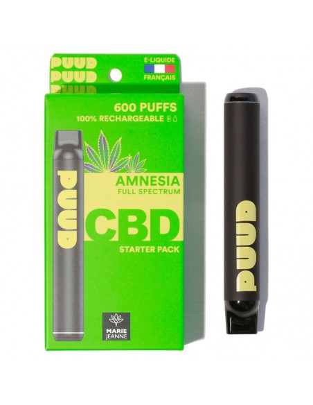 Puff au CBD - Starter Pack - Amnesia de la marque Puud