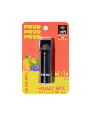 Cartouche au CBD Fruizy Mix 2ml 5% de la marque Puud