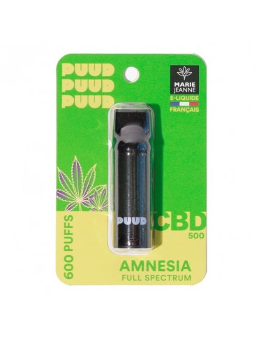 Cartouche au CBD Amnesia 2ml 5% de la marque Puud